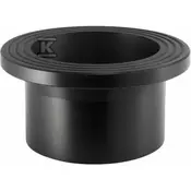 Geberit HDPE spojka s prirobnico 110, črne barve (HDPE odvodnjavanje)