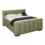 Premium Living Postelja Boxspring Elysia, Zelena, 200x220