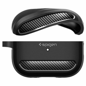 Spigen SPIGEN RUGGED ARMOR APPLE AIRPODS PRO 1/2 MAT ČRNA