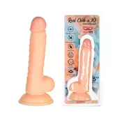 Dildo Real cock 10, 18cm, Boja kože