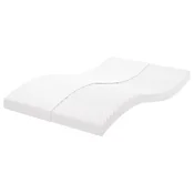 Vidaxl Vzmetnica iz pene bela 120x220 cm 7-conska trdota 20 ILD