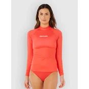 Rip Curl Classic Surf UPF Longsleeve Rash Guard red