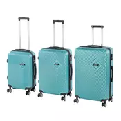 Komplet kovčkov TraveLux Pro XXII na kolesih laguna modra