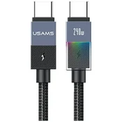 USAMS USAMS SJ777 USB-C 240W KABEL ZA MACBOOK 13 14 16 PRO AIR HITRO POLNJENJE