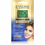 Eveline Cosmetics Perfect Skin Bio Olive Oil revitalizirajuca maska za lice za noc s maslinovim uljem 8 ml