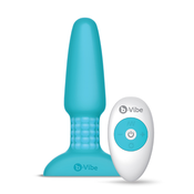 B-Vibe Analna kupa Rimming 2, Rotirajuca, 15cm, Plava