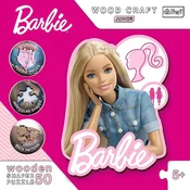 Trefl Wood Craft Junior sestavljanka Lepa Barbie 50 kosov