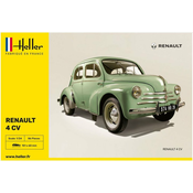Heller maketa-miniatura Renault 4 CV • maketa-miniatura 1:24 starodobni avtomobili • Level 3