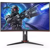 AOC zakrivljeni gejmerski LED monitor C27G2ZU/BK