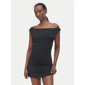 Juicy Couture Vsakodnevna obleka JCWED226330 Črna Slim Fit