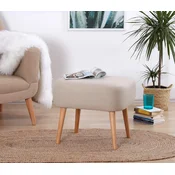 Atelier del Sofa Tabure 50x43x42cm, Krem