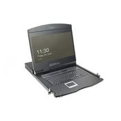 Digitus DS-72211 podstavek 48,3 cm (19) 1366 x 768 slikovnih pik Črna 1U