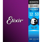 Set strun za akustično kitaro Polyweb Light Elixir (.012 - .053)