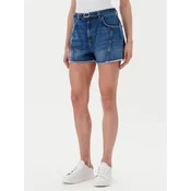 TWINSET Jeans kratke hlače 251TP2575 Modra Regular Fit