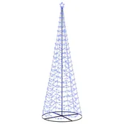 Vidaxl Spiralna LED novoletna jelka s podstavkom EKENAS 400 cm 588 LED