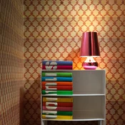 Kartell Cindy LED namizna svetilka, roza metalik - Dnevna soba/jedilnica - Dizajn - Plastika
