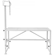 VEVOR Stojalo za živino nastavljive višine 1195x584x1740 mm belo
