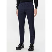Calvin Klein Chino hlače K10K112292 Mornarsko modra Slim Fit