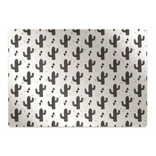 Decormat Podloga za pisarniški stol Black cacti 140x100 cm 15 cm