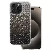 Onasi Silikonska maskica z Star Light za iPhone 15 - crna
