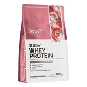 OstroVit Sirotka (Whey) proteini, okus Kremasta jagoda, 700 g