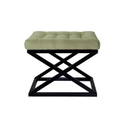 Atelier del Sofa Tabure 50x42x40cm, Crno-Zeleno