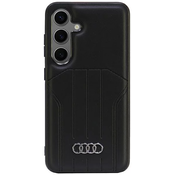 Maska Audi Synthetic Leather MagSafe S24 S921 tvrdi crni omot (AU-TPUPCMS24-Q5/D1-BK)