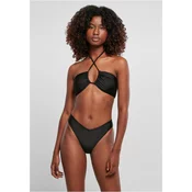 Womens Bikini Recycled Hot V Black