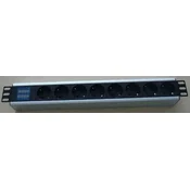 230V razvodni PDU panel 19/1U sa 8 uticnih mesta, voltmetrom PDU-8SAV-1U