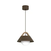 Luster na sajli FUNDA 1xE27/15W/230V braon