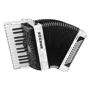 HOHNER BRAVO II 60 BELA HARMONIKA NEW BELLOW S TORBO