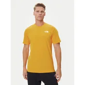 The North Face Majica Redbox NF0A87NP Rumena Regular Fit