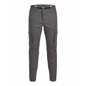 Jack & Jones Junior Hlače Paul, siva