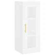 MAISON CHIC Stenska omarica - Zidna omarica bela 34,5x34x90 cm iu127, (22063272)