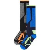 Next Nogavice kraljevo modra/svetlo zelena/oranžna/črna