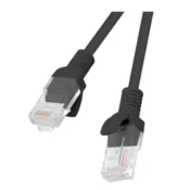 LANBERG Patchcord RJ45 CAT. 5E UTP, 20M, črn