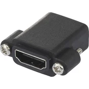 SpeaKa Professional SpeaKa Professional SP-9082612 HDMI adapter [1x ženski konektor HDMI - 1x ženski konektor HDMI] črna lahko se privije, (20429483)