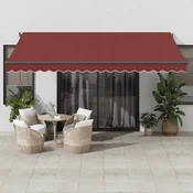 Tenda na automatsko uvlacenje bordo 450 x 300 cm