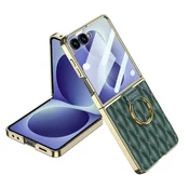 Futrola rhombus za samsung f776b galaxy z flip 8 5g tamno zelena (gkk case) ( F126259 )