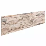 vidaXL Stenske plošče 10 pcs Bela in rdeča 100 x 25 cm EPS pena