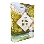 Niv, Holy Bible, Larger Print, Economy Edition, Paperback, Teal/Tan, Comfort Print