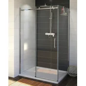 Gelco Pravokotni Tuš Kotiček Dragon 1100x800mm – Aluminijast Krom, Steklo 8mm, L/D Usmeritev