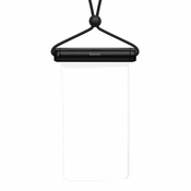 BASEUS Cylinder univerzalna vodotesna torbica za pametne telefone (črna)