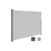 Songmics Nosilec za tla za stranski nadstrešek 200x400 cm siva