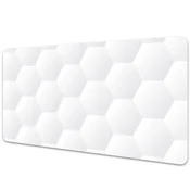 Decormat Namizna podloga Bela Honeycomb 100x50 cm