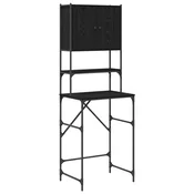 Vidaxl omara za pralni stroj Črn 0ak 68 x 48,5 x 194 cm