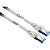 Renkforce Renkforce RF-4732886 RJ45 omrežni kabel\, Patch kabel CAT 6a S/FTP 2.00 m siva visoko fleksibilno\, pozlačeni konektorji 1 kos, (20418620)