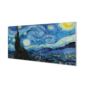 tulup.si Zidna obloga za kuhinju Art zvezdno noč 125x50 cm