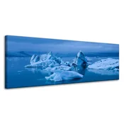shumee Platno Narava Islandija ledena gora 120x40