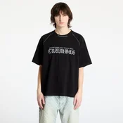 Majice PLEASURES Crumble Heavyweight Raglan Black S